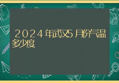 2024年武汉5月份气温多少度-ROED容易得分享